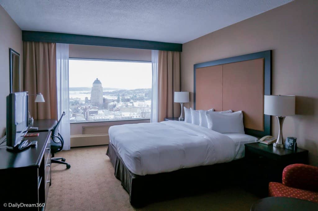 Hilton Hotel Quebec City view of old city.jpg