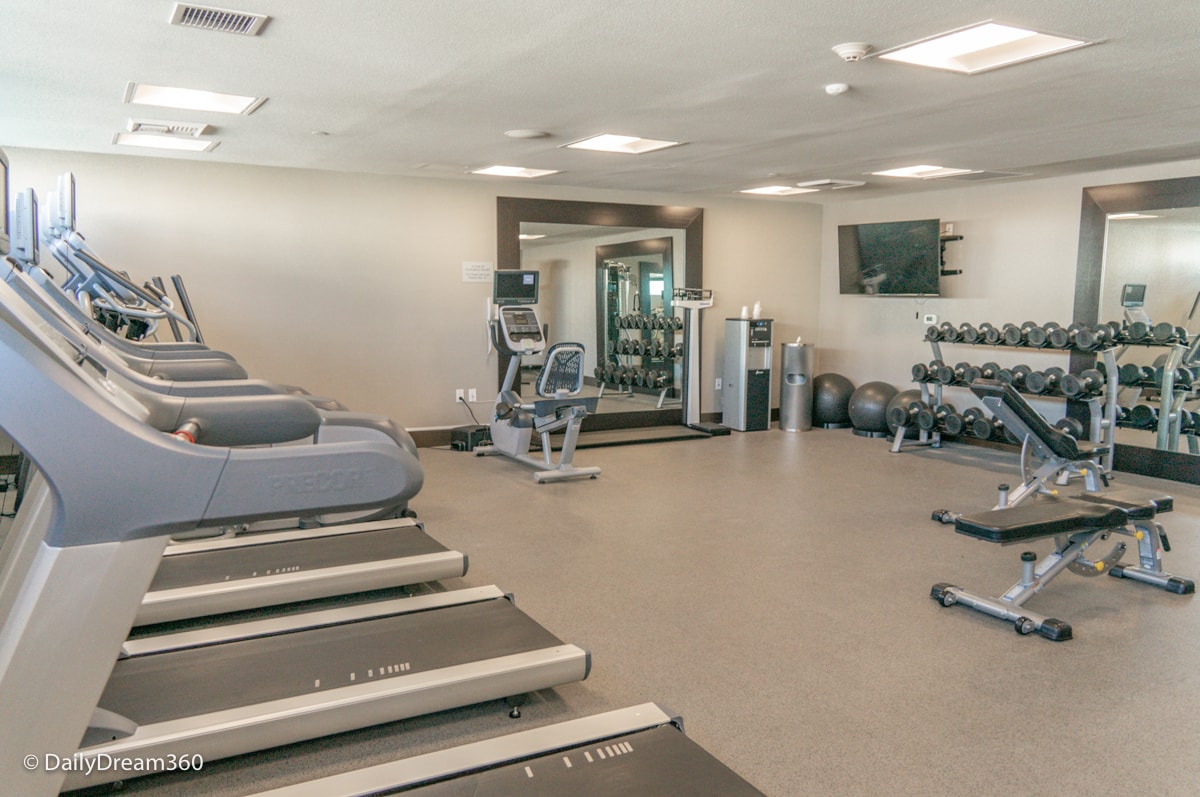 Fitness room at the Inn at the Pier Pismo Beach