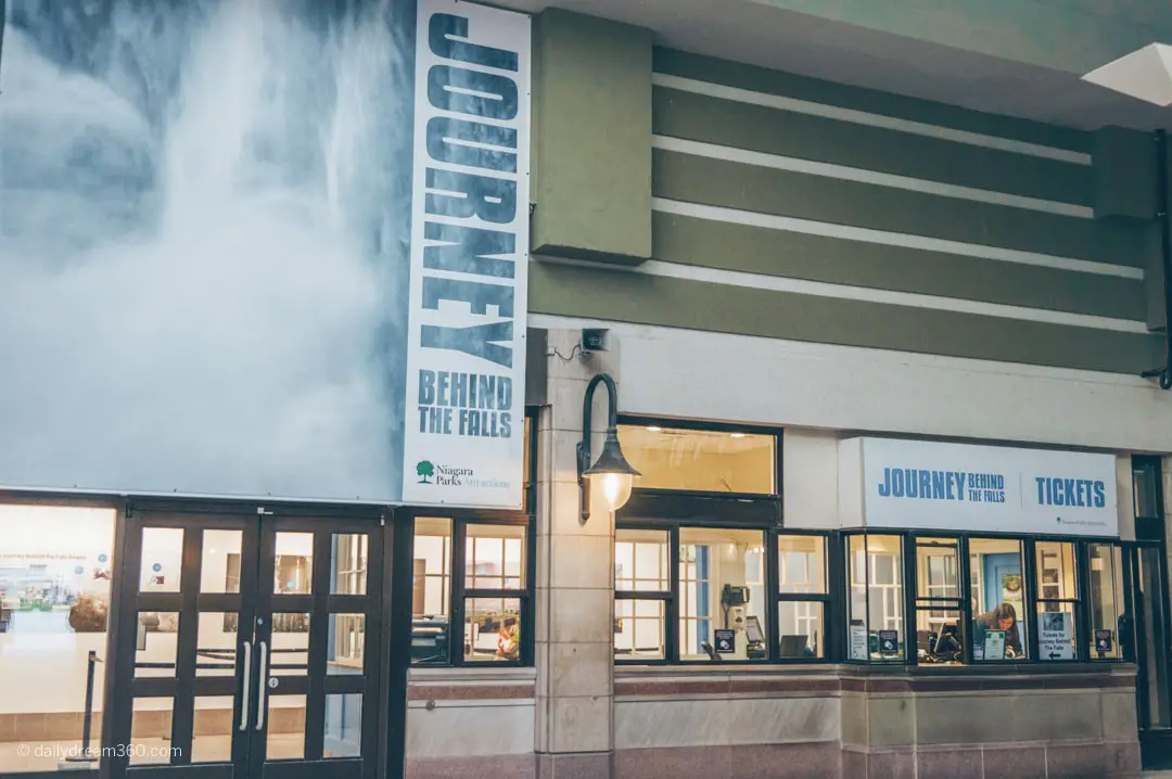 Entrance to Journey Behind the Falls attraction