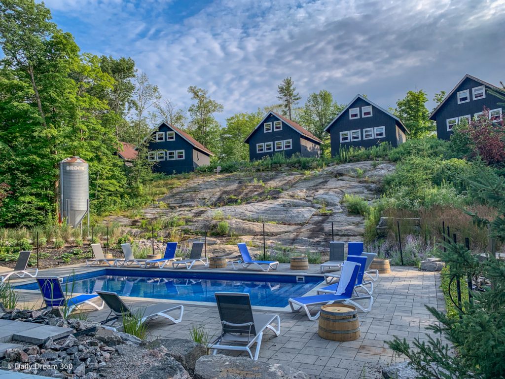 Pool in Scandinavian Spa at Muskoka Beer Spa Ontario