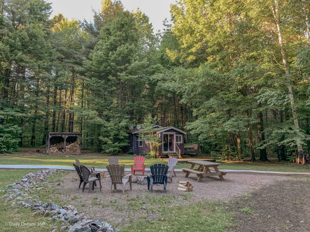 Adirondack chairs at Muskoka Beer Spa Ontario