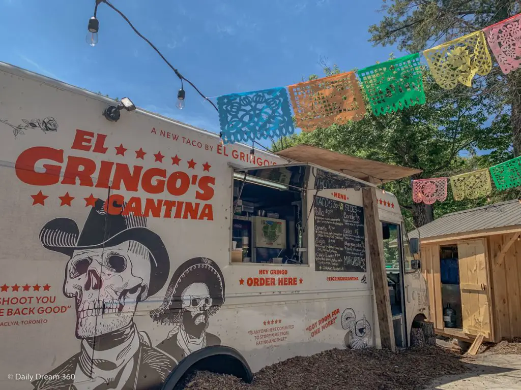 El Gringo's Cantina taco truck at Muskoka Beer Spa