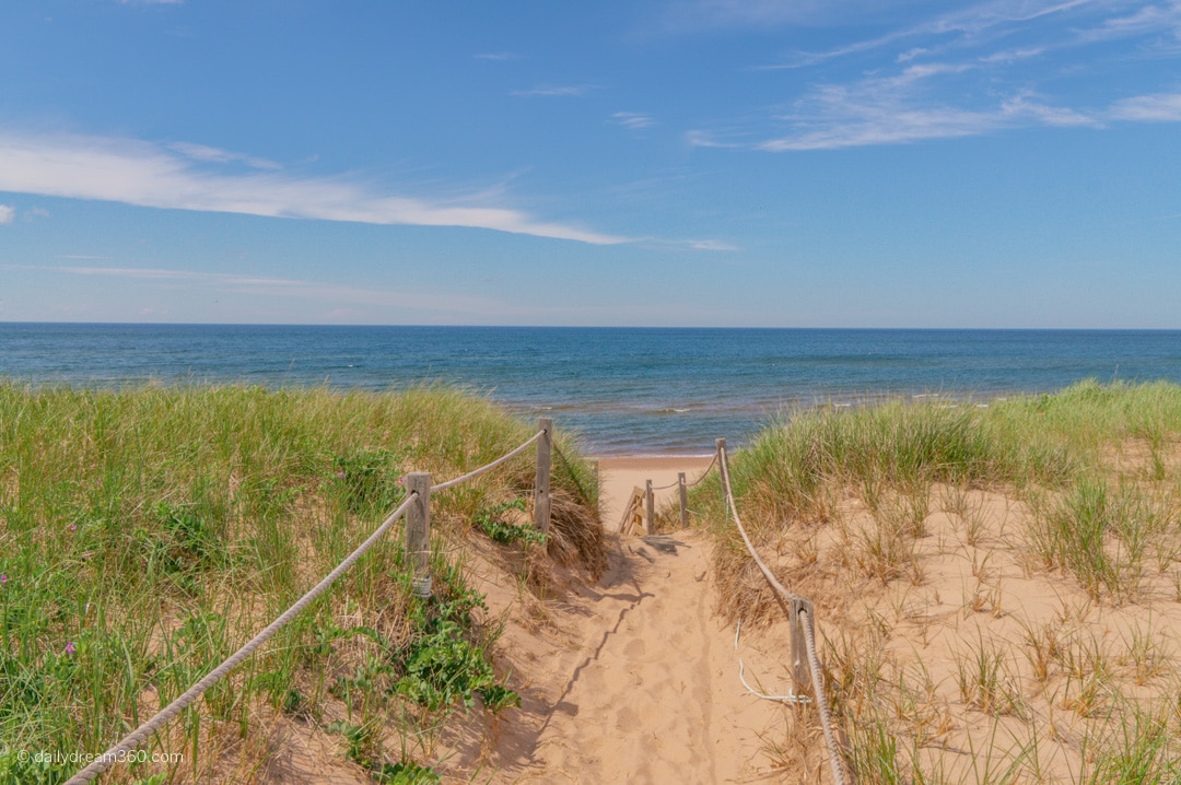 PEI National Park walk up to beach