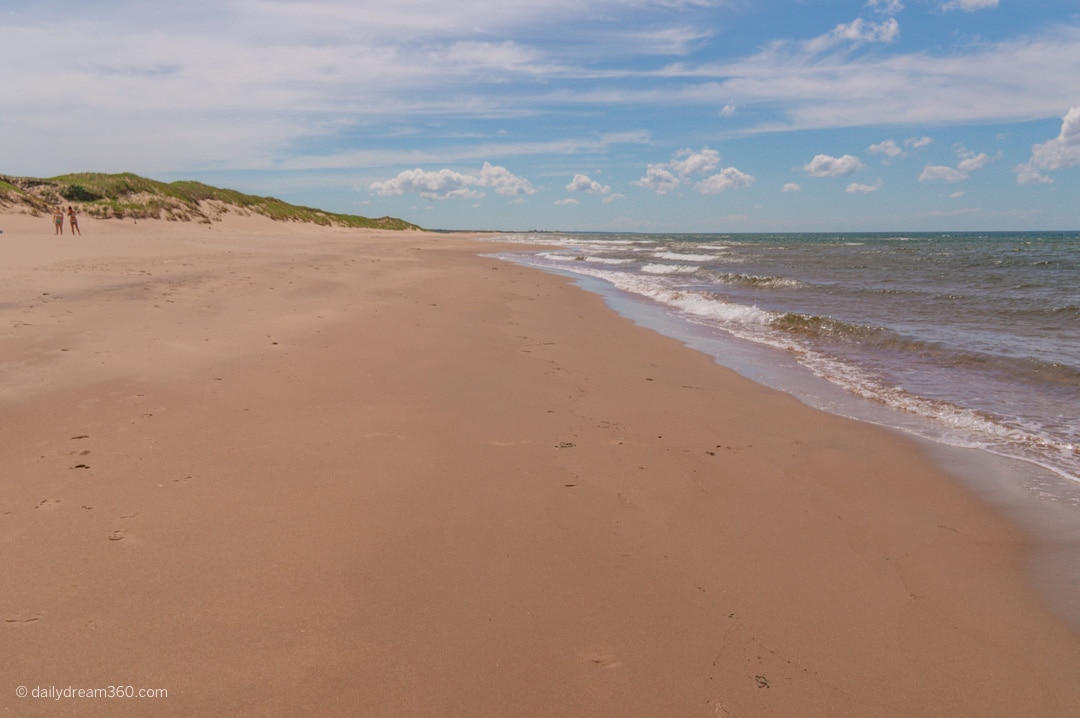 Beach at national park PEI