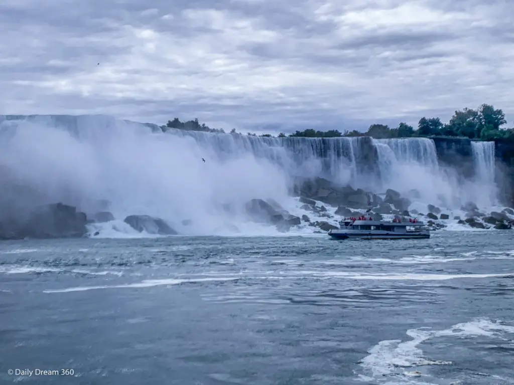 View of American Falls on Niagara City Cruises