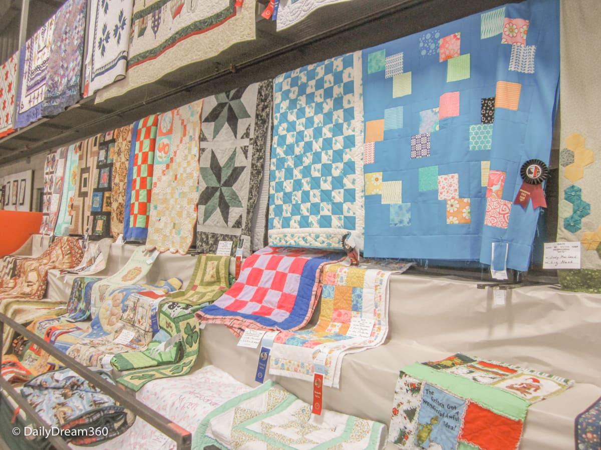 Quilt competition at Orangeville Fall Fair