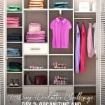 7-Day Declutter Challenge: Day 2 Decluttering and Organizing Closets