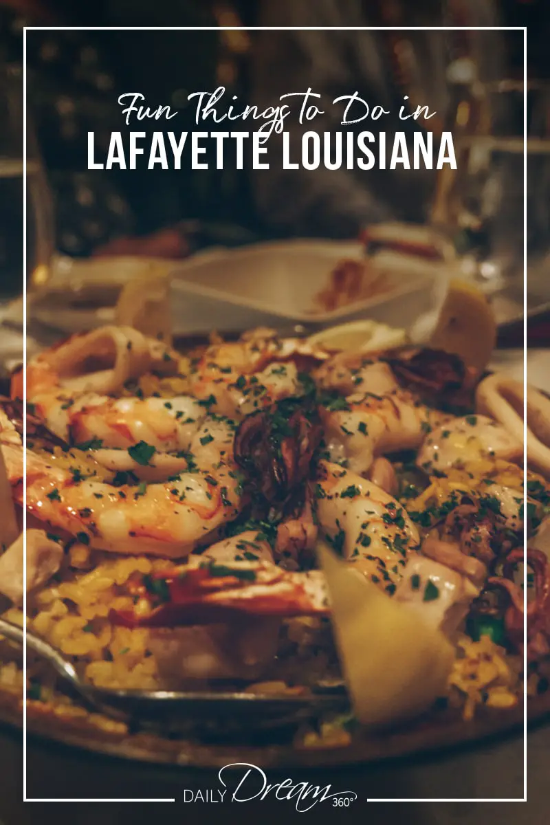 Seafood dish at Pampalona's in Lafayette Louisiana