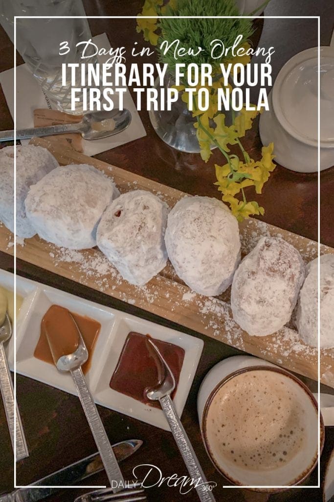 Beignets at Ritz Carlton New Orleans