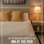 Brightly lit room at the Inn at the Pier Pismo Beach