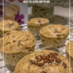 sugar free muffins on cooling rack