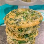 Low Carb Dairy Free Sous Vide Spinach Egg Bites