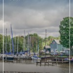 Boats in marina in Port Stanley Ontario