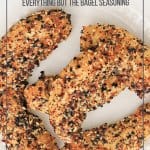 Air Fryer Keto Chicken Tenders No Breading on plate
