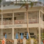 a look from the water of the Bayfront Bistro Restaurant in Fort Myers Beach