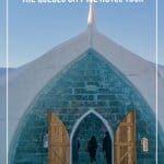 Entrance into the Quebec City Ice Hotel