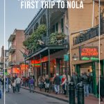 Bourbon Street at Dusk in New Orleans LA