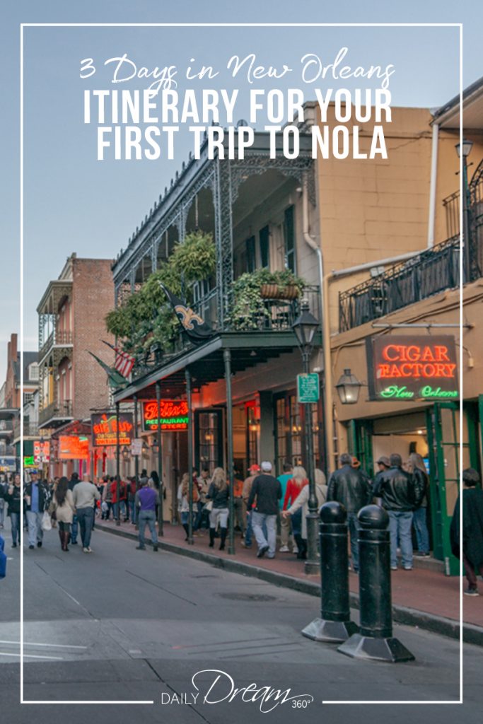 Bourbon Street at Dusk in New Orleans LA