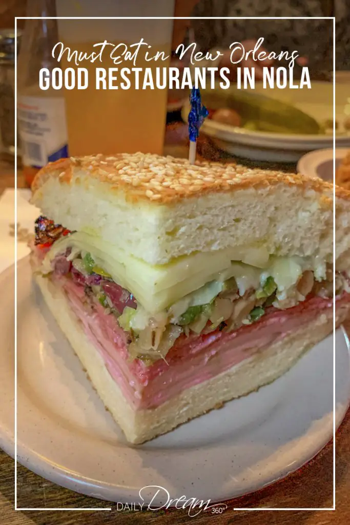 Famous Muffuletta Sandwich at Napoleon House New Orleans