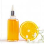 Vitamin C serum Bottle and text: Benefits of Vitamin C in Skincare: Vichy Vitamin C Serum Review