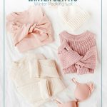 winter fashion laid out on bed