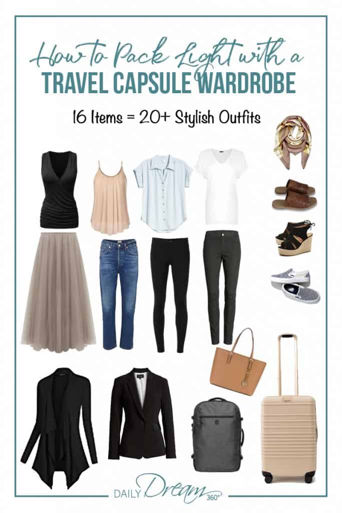 How to Pack Light with a Stylish Capsule Wardrobe for Travel