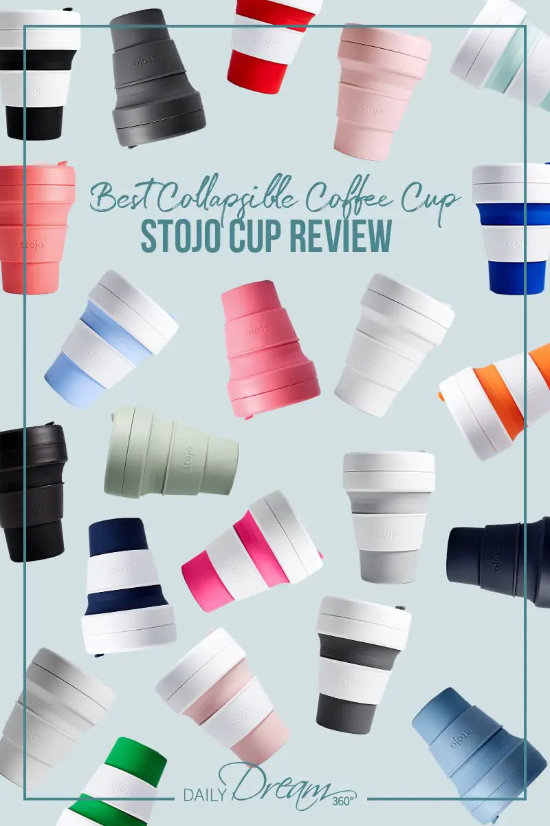 stojo pocket sized cups scattered Best Collapsible Coffee Cup Stojo Cup review