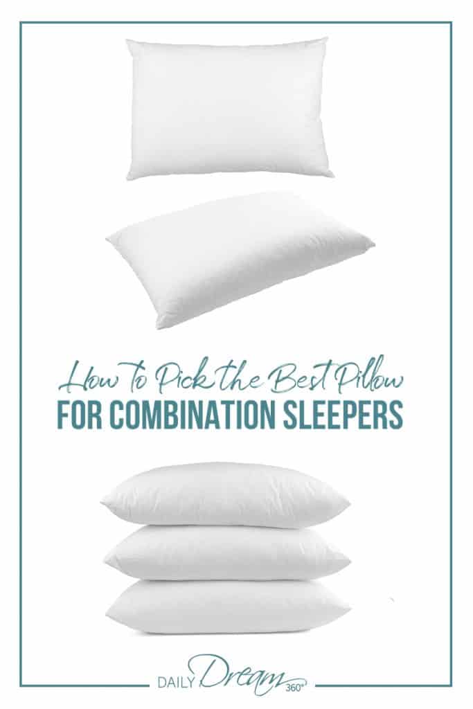 Pillows falling into a pile How to Pick the Best Pillow for Combination Sleepers