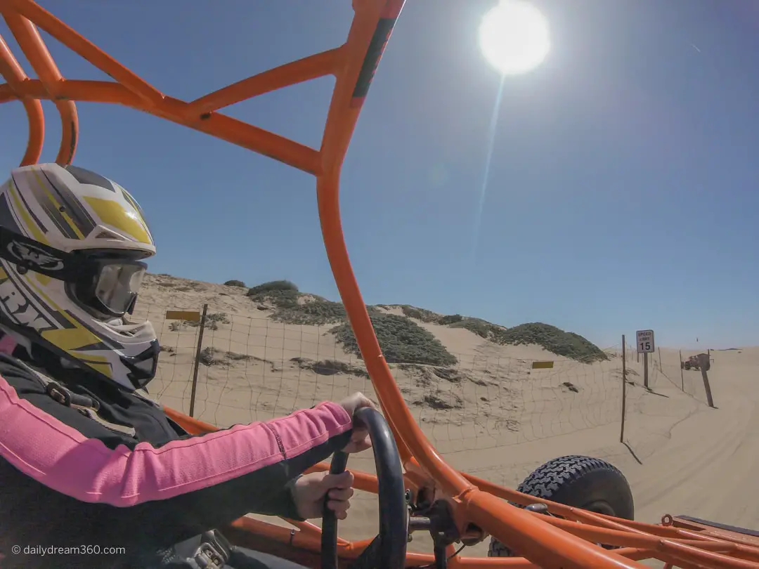 Riding the Sun Buggies at Oceano Dunes Natural Preserve California