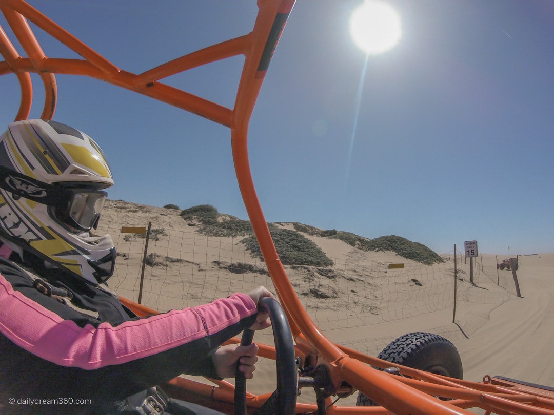 Riding the Sun Buggies at Oceano Dunes Natural Preserve California