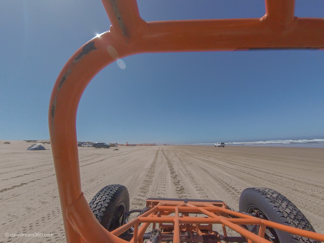 Riding along the ocean at Oceano Dunes CA