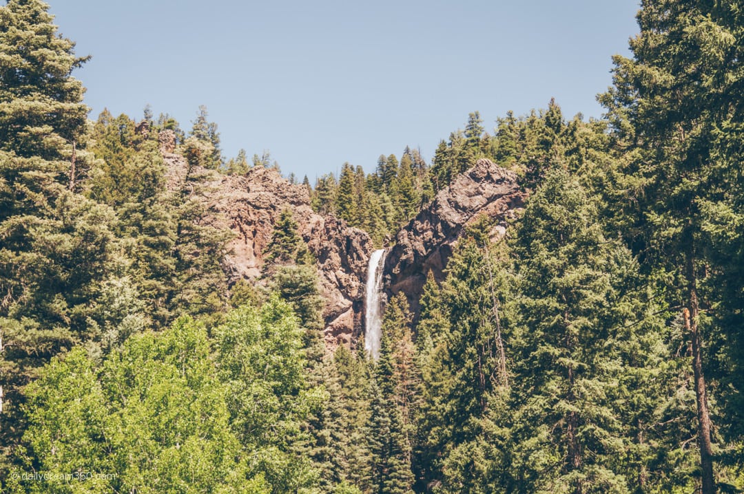 Treasure Falls waterfall near Pagosa Springs Colorado