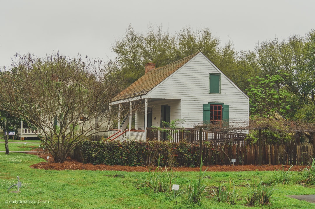 Historic houses in Vermillionville Lafayette Louisiana