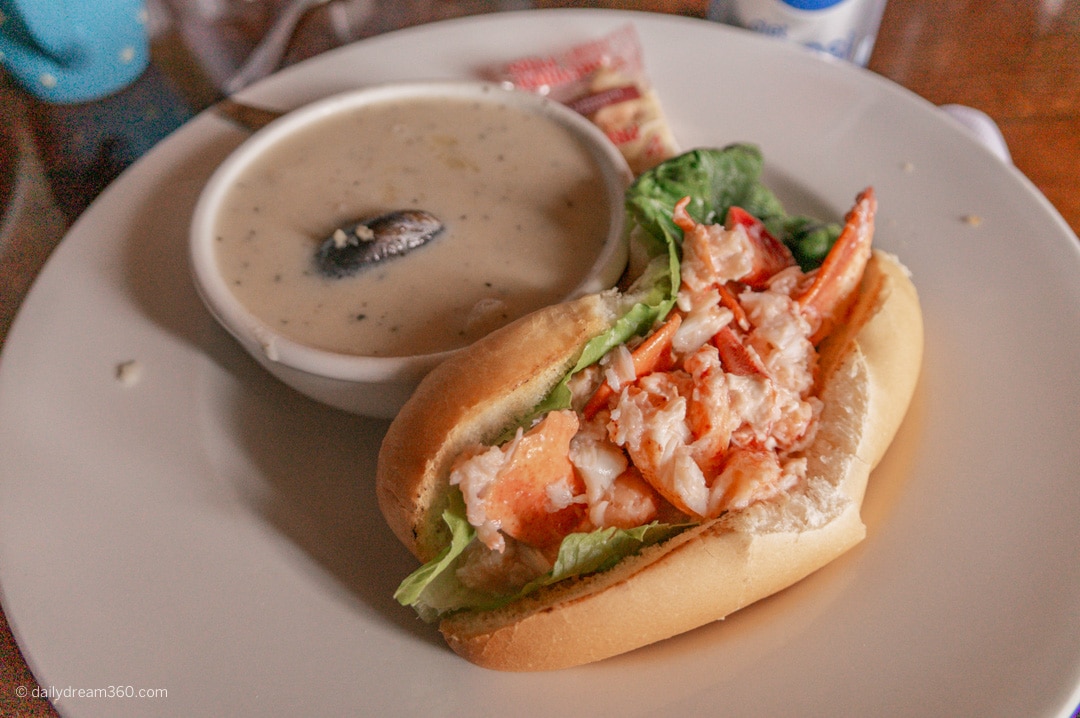 Lobster Roll lunch in Victoria By the Sea PEI