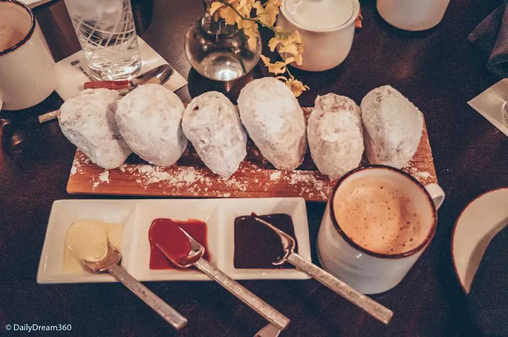 Beignets at Ritz Carlton New Orleans